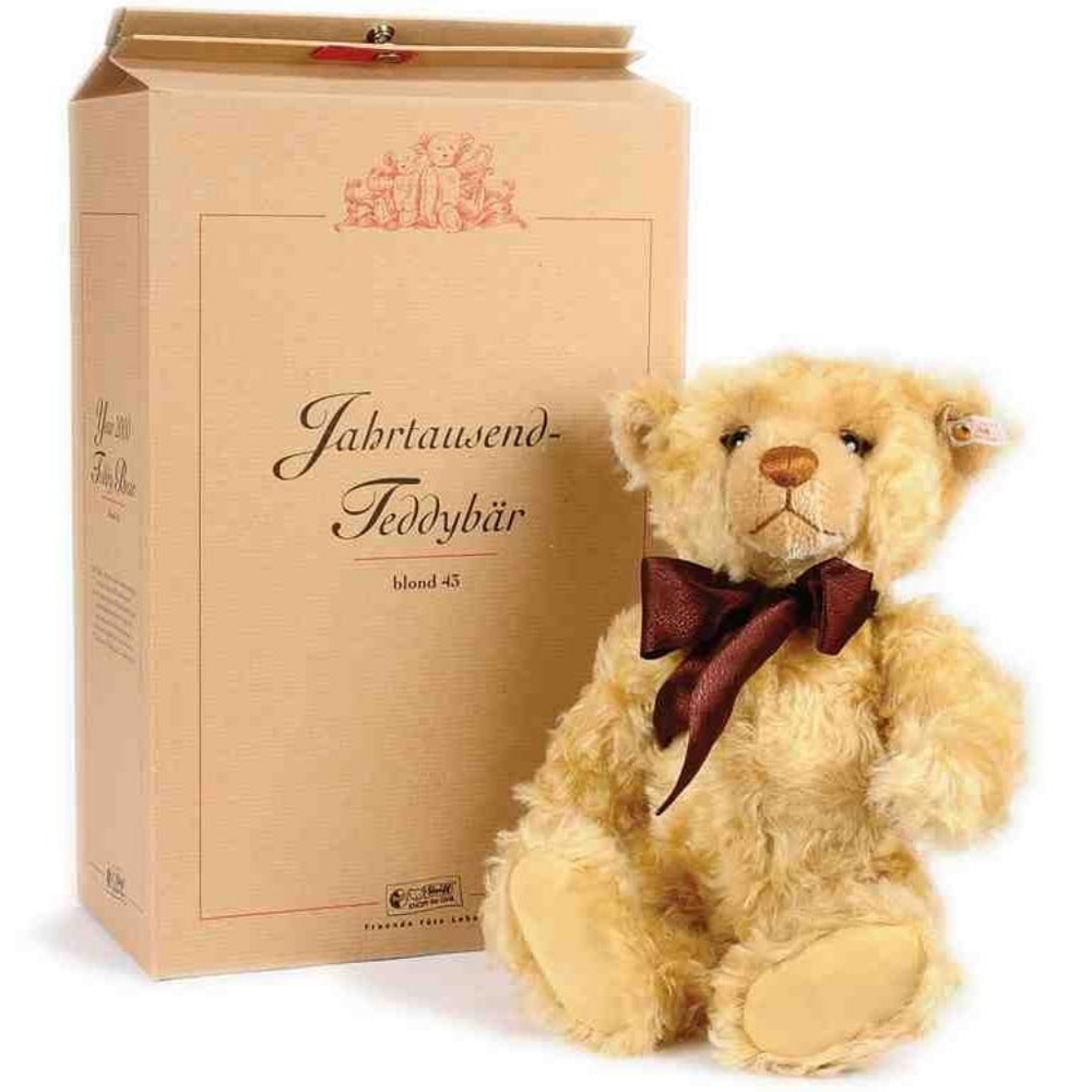 Steiff Teddy Bear 1999 Limited Edition “Teddy 43” D. Blond 670374 GROWLER